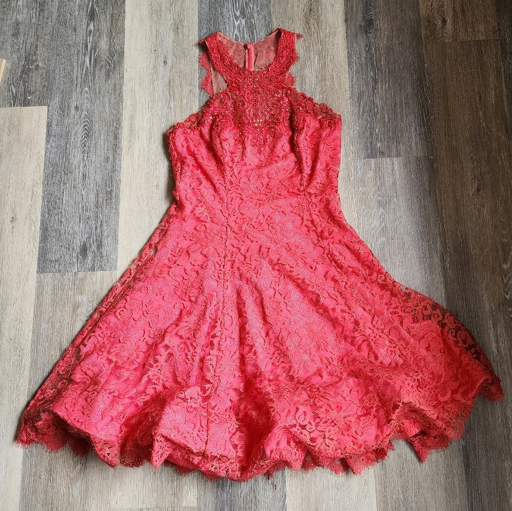 MARCHESA NOTTE LACE DRESS - Picture 2 of 16